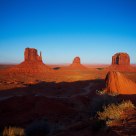 monument valley at sunset